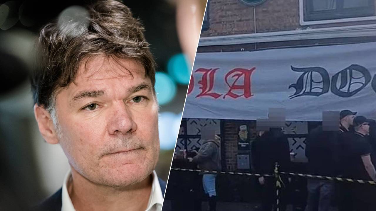 Paul Depla werd zondag met de dood bedreigd via een spandoek (foto's: privé en ANP).