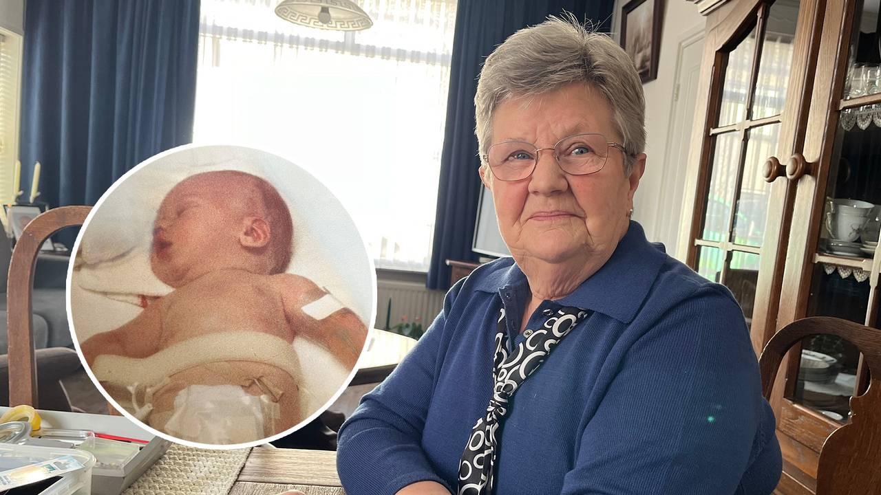 Riet aan haar keukentafel in Made (foto: Floortje Steigenga).