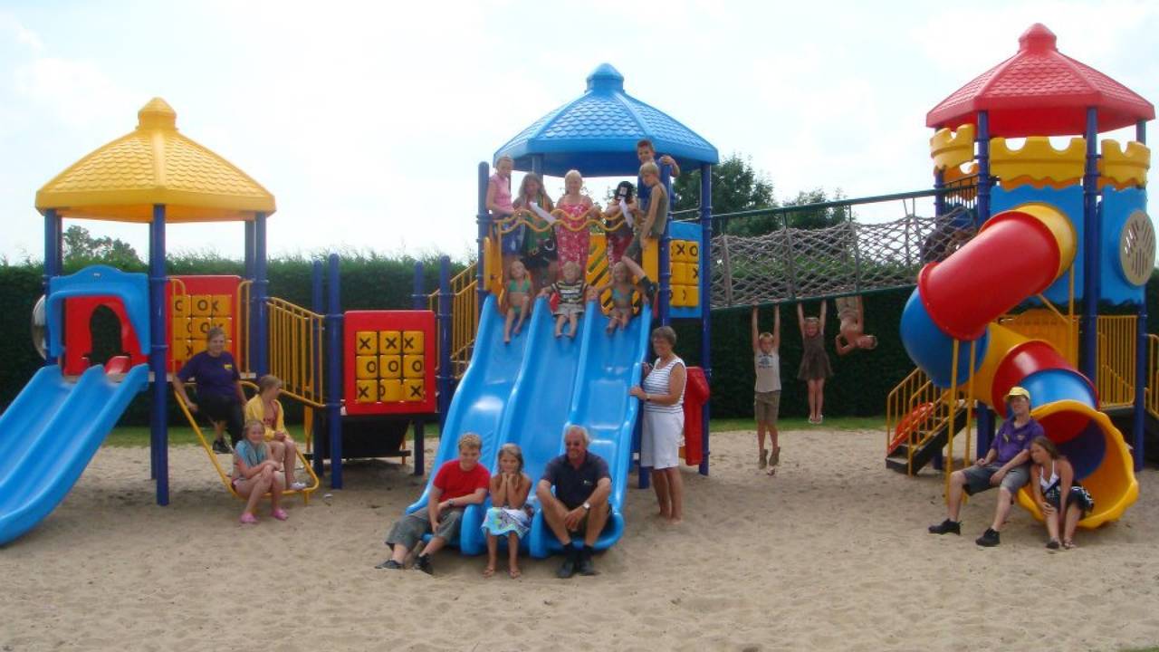 De speeltuin op de voormalige camping Bovensluis (foto: Recreatiepark Bovensluis)