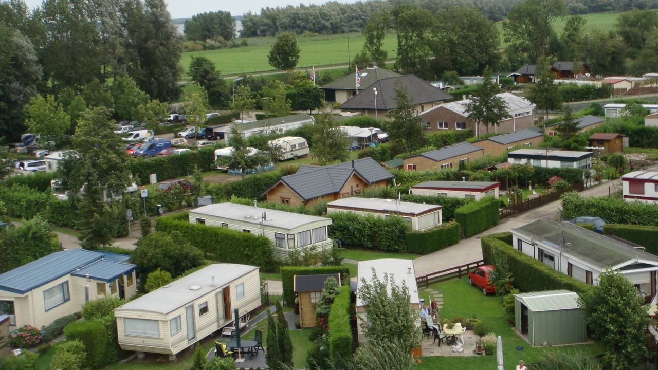 De voormalige camping Bovensluis in Willemstad (foto: Recreatiepark Bovensluis)