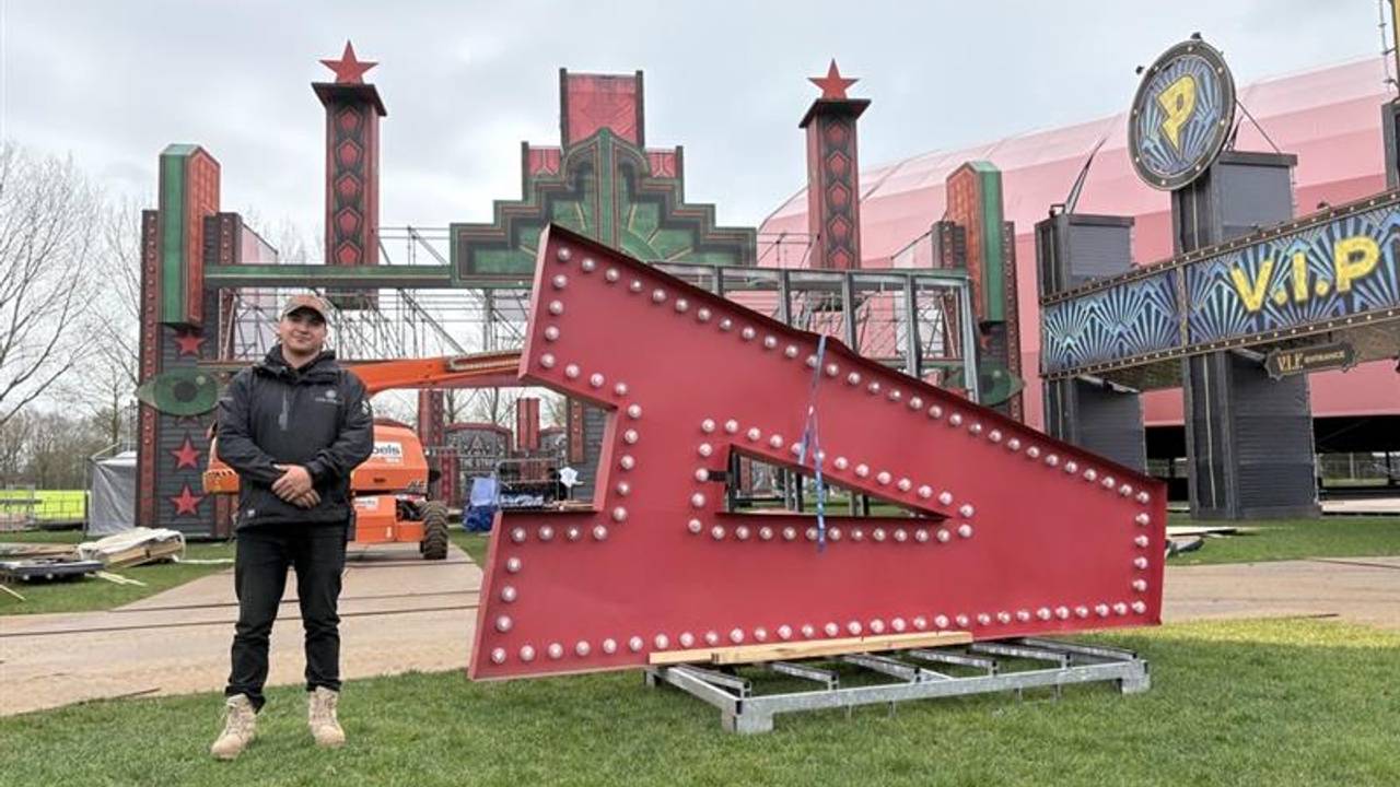 De opbouw van Paaspop loopt op schema, zo ziet het terrein er nu uit