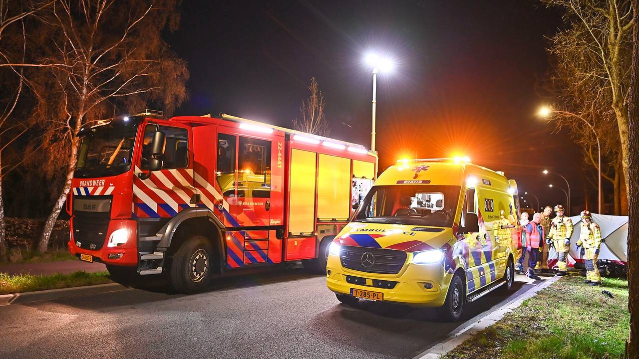 Motorrijder om het leven gekomen bij ongeluk in Valkenswaard (foto: Rico Vogels / Persbureau Heitink).