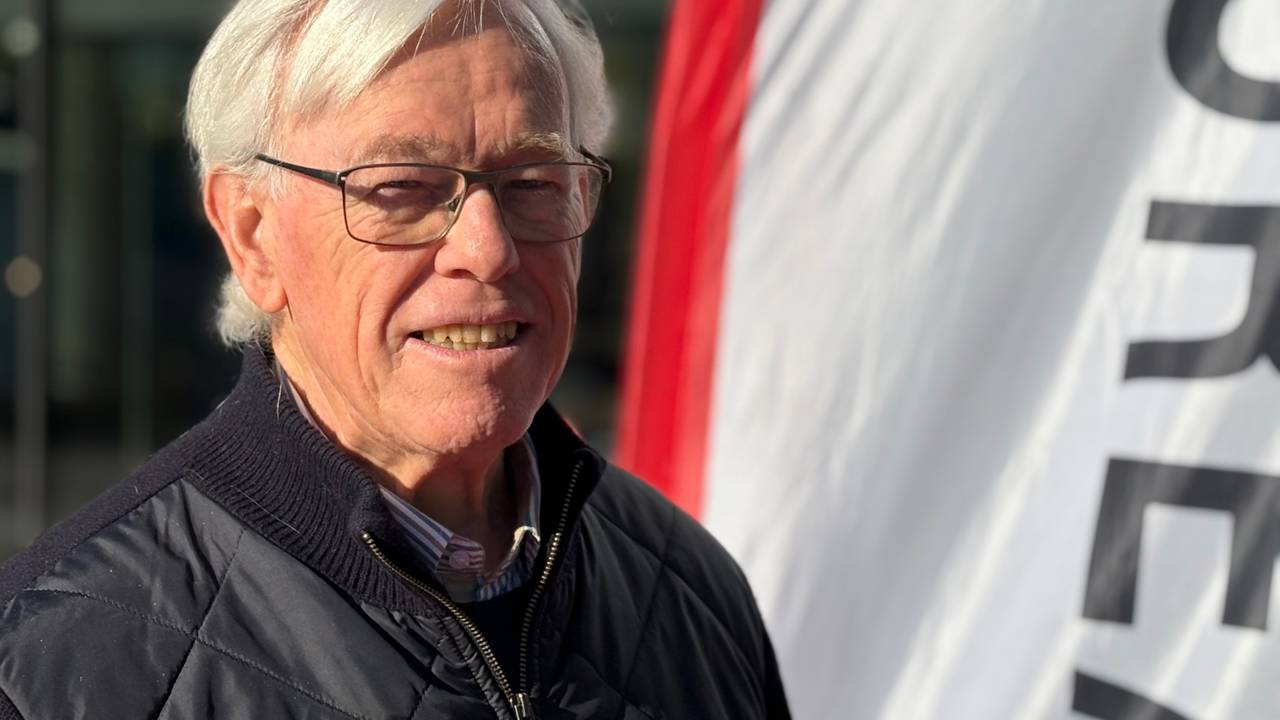 Oud-burgemeester Fons Jacobs staat weer op de lijst (foto: Alice van der Plas).