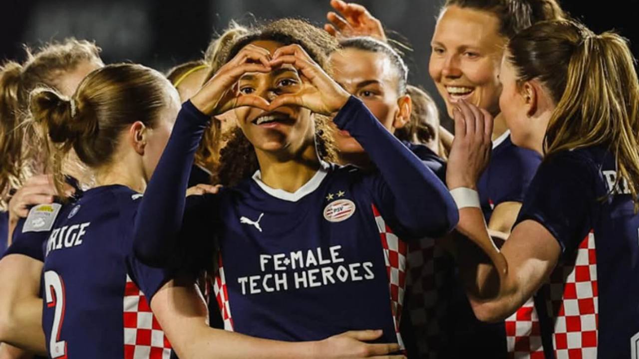 PSV vrouwen Nina Nijstad (foto: Instagram / psvvrouwen).