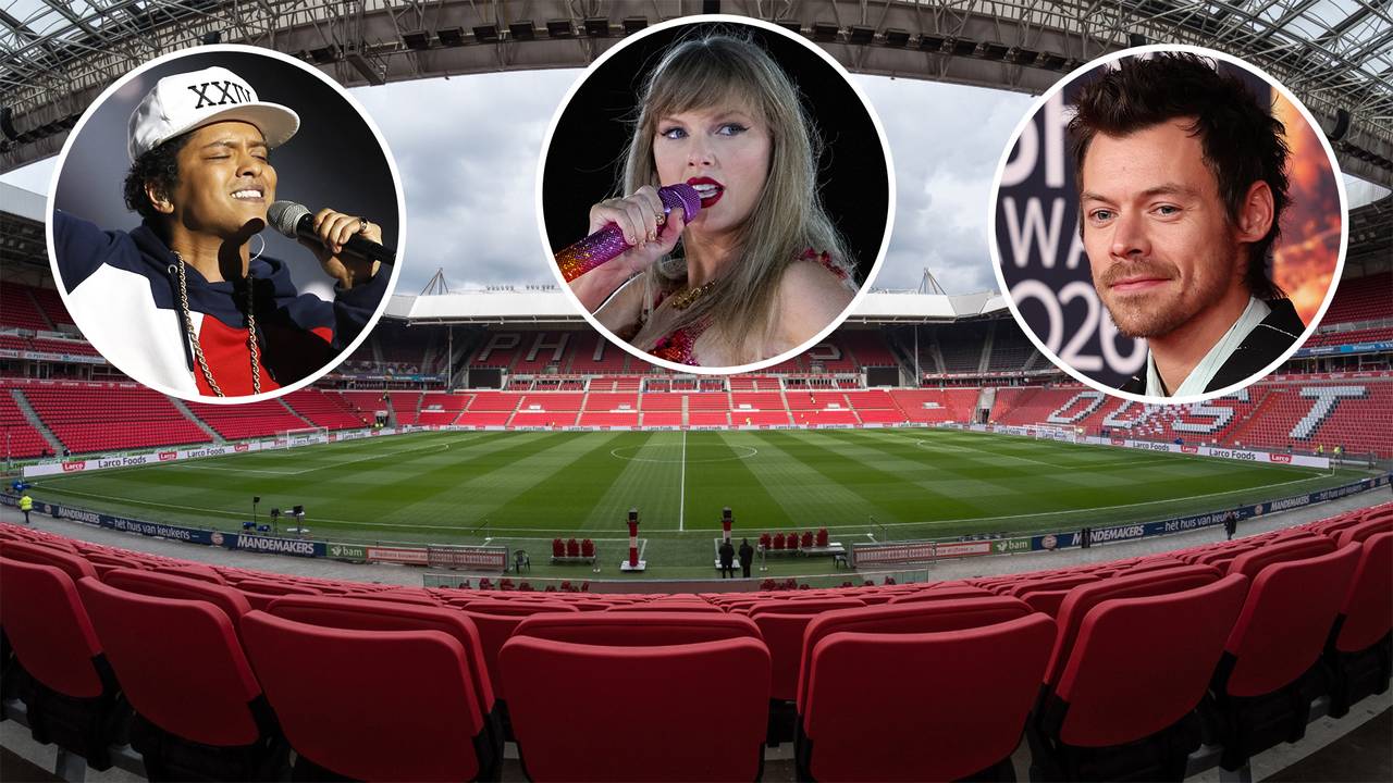 Treden deze wereldsterren ooit op in het Philips Stadion? (foto: ANP).