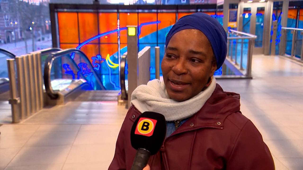 Deze reiziger is haar vertrouwen in het systeem kwijt (beeld: Omroep Brabant).