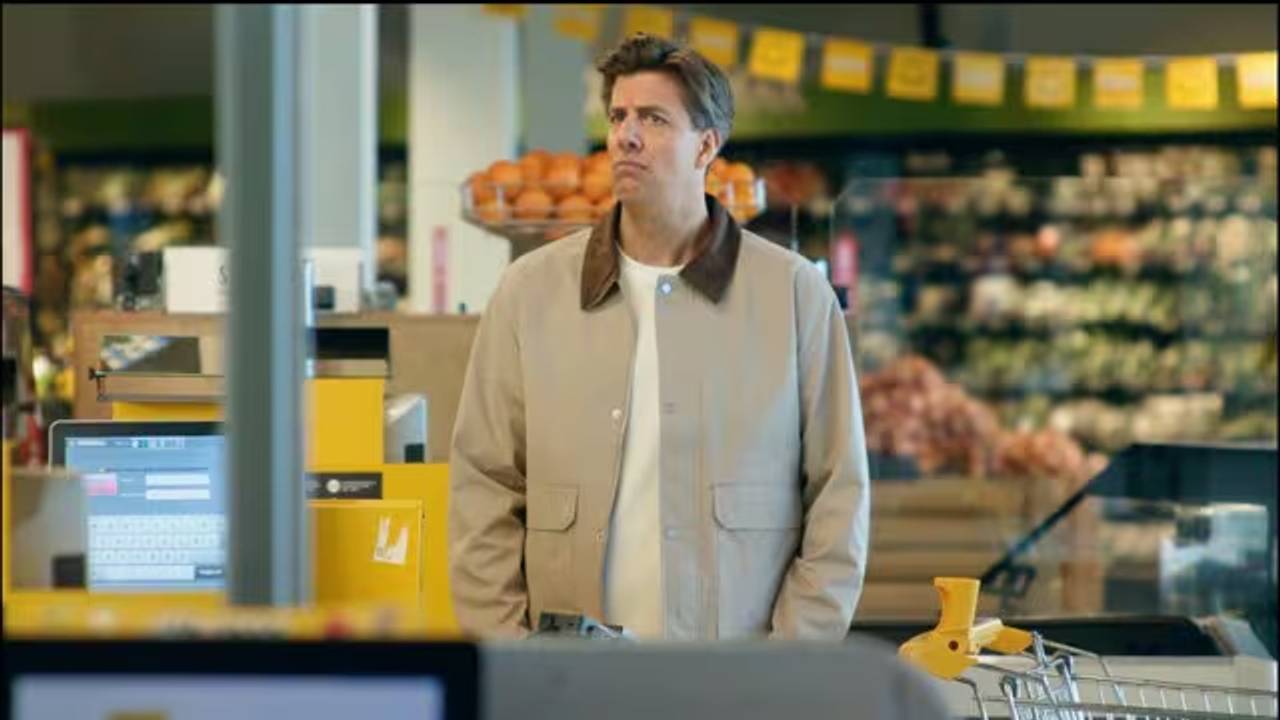 Rob Kemps vervangt Frank Lammers in reclame van Jumbo (foto: Jumbo).