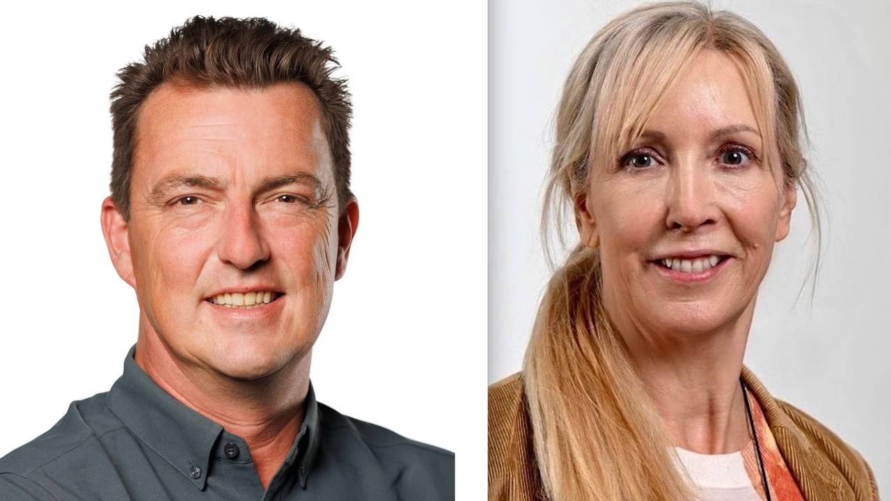 Paul de Beer en Liesbeth van Tongeren, de verkenners in Den Bosch (foto: Dtv Nieuws).