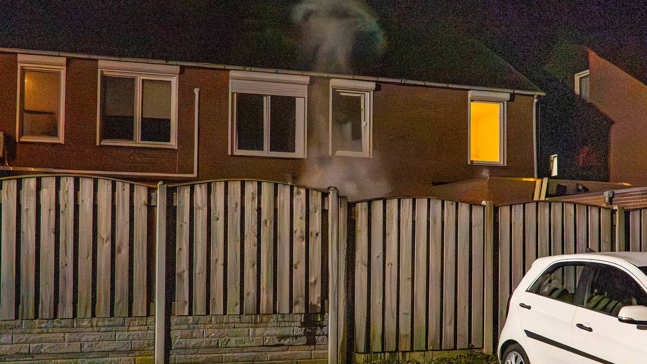 Brand in achtertuin in Helmond