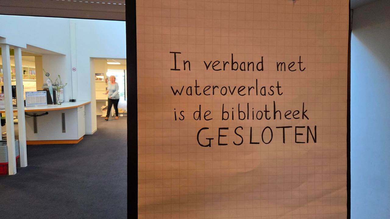 De bibliotheek is nog even gesloten (Foto: Noël van Hooft).