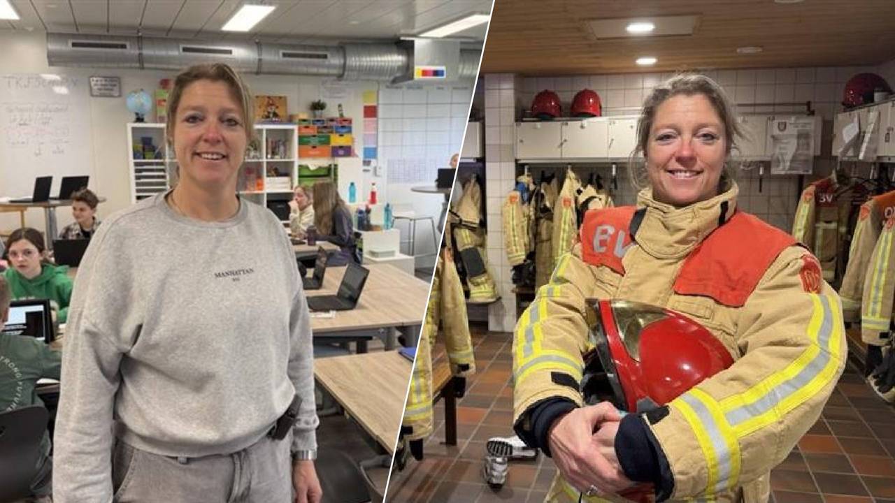 Juf Bo blust midden in de nacht een brand, maar is toch op tijd op school 