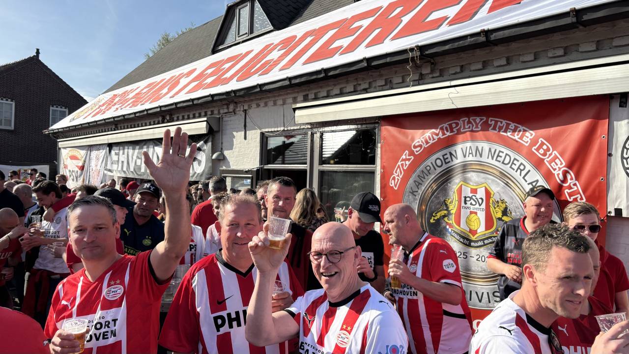 Kampioensfeest van PSV in Erp