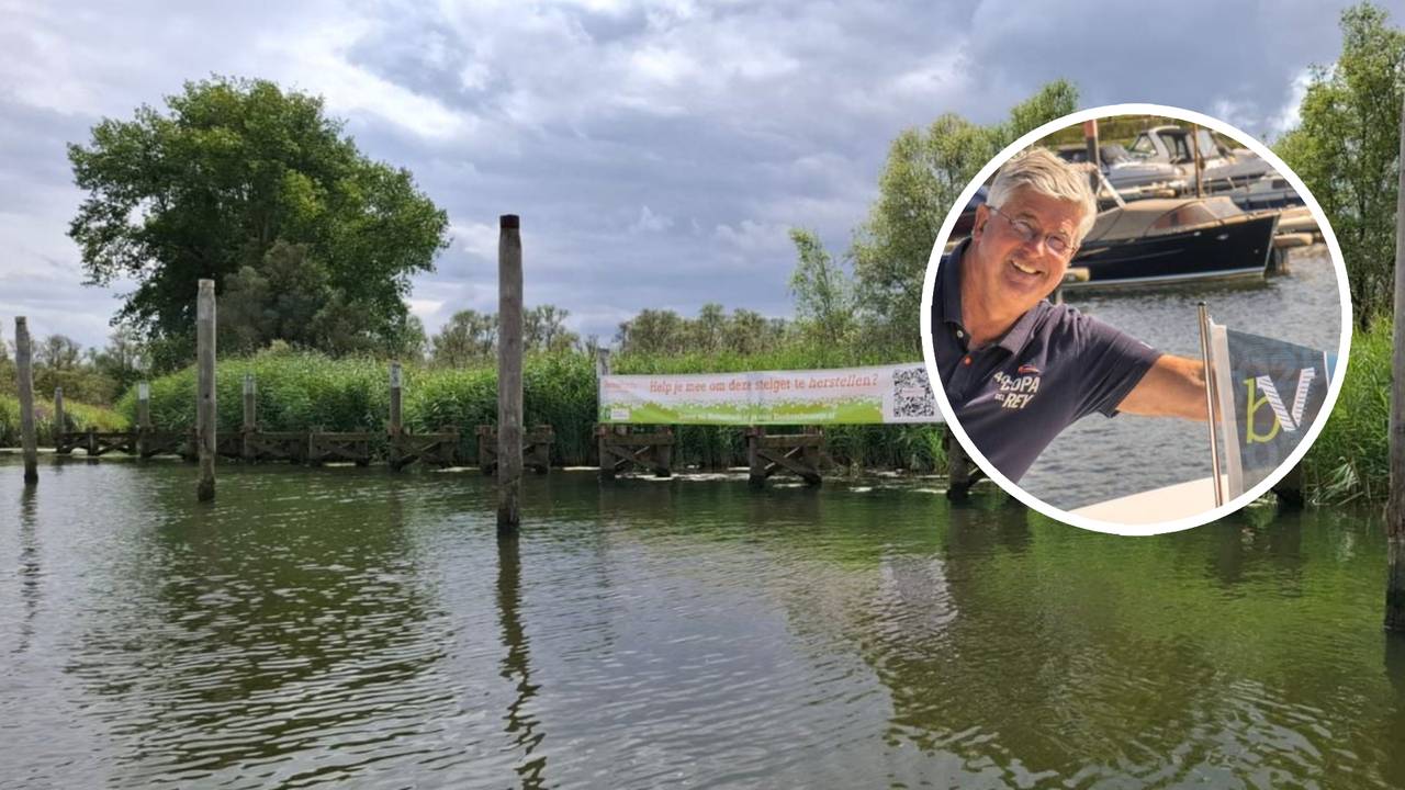 Dankzij het Biesbosch Vaantje kan er dit vaarseizoen weer aangemeerd worden bij de Benedenste Jannezand (foto's: Stichting Biesbosch Vaantje)