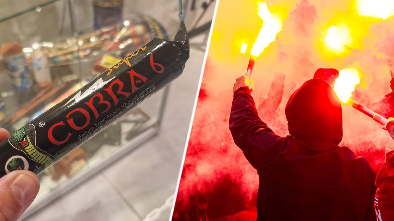 Vuurwerkgewonde bij huldiging PSV (foto: ANP).