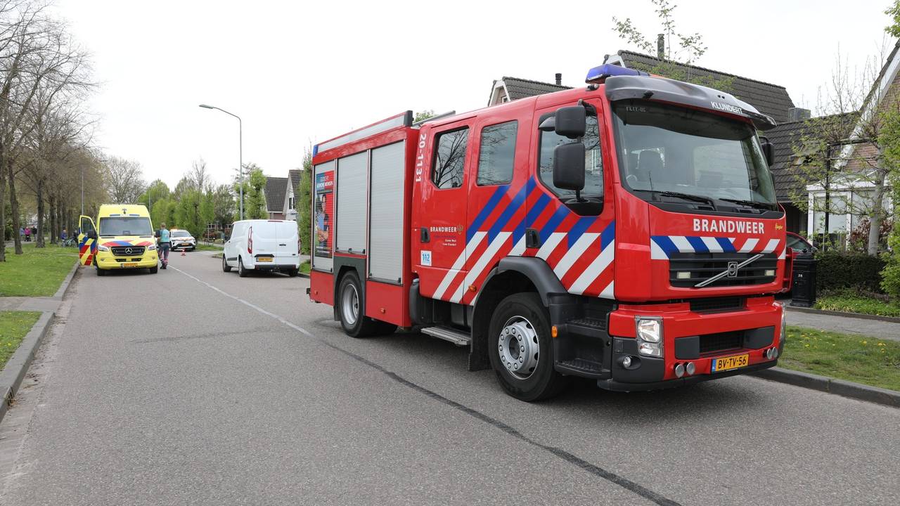 Gewonden naar ziekenhuis na brand in Klundert