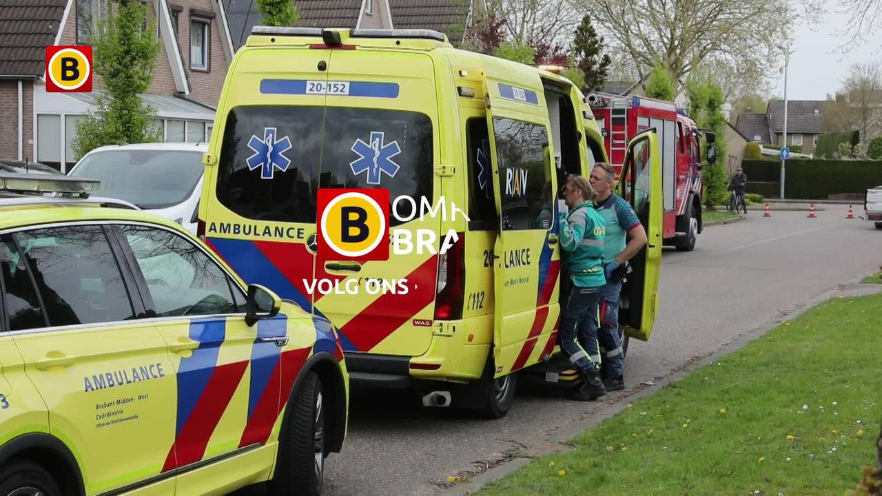 Gewonden naar ziekenhuis na brand in Klundert