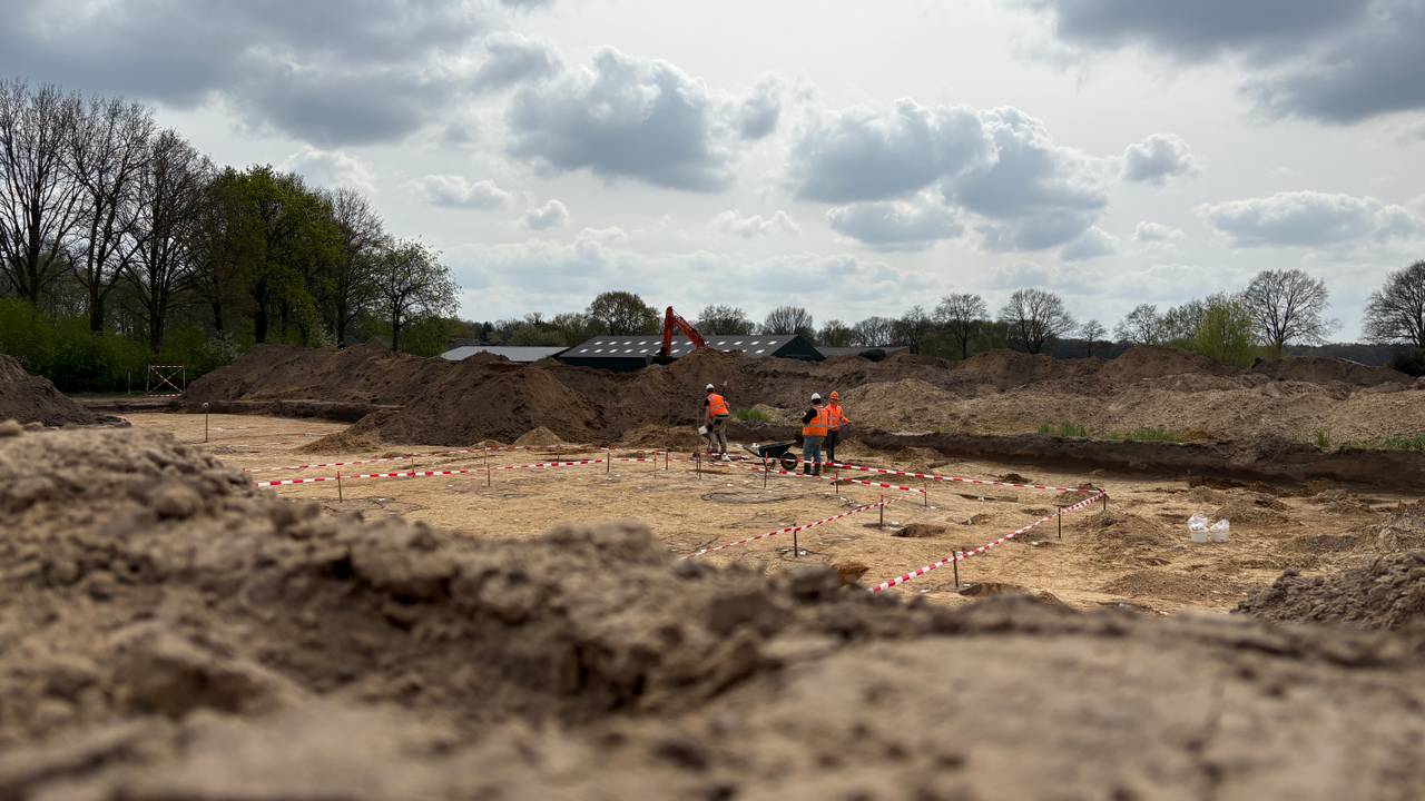 Opgravingen bij Westerhoven (foto: Wilco Zonneveld).
