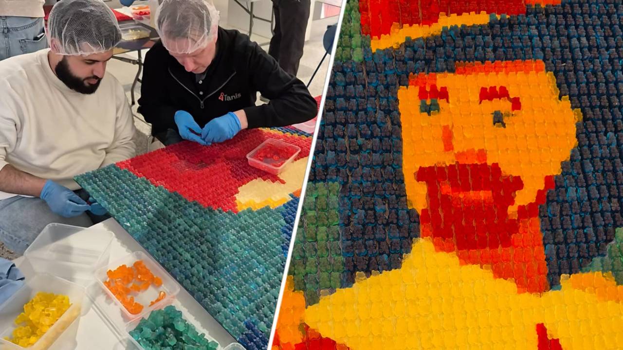 De Nachtwacht van gummybeertjes