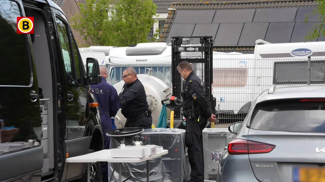Politie ontmantelt drugslab in Loon op Zand, twee verdachten wijzen de weg