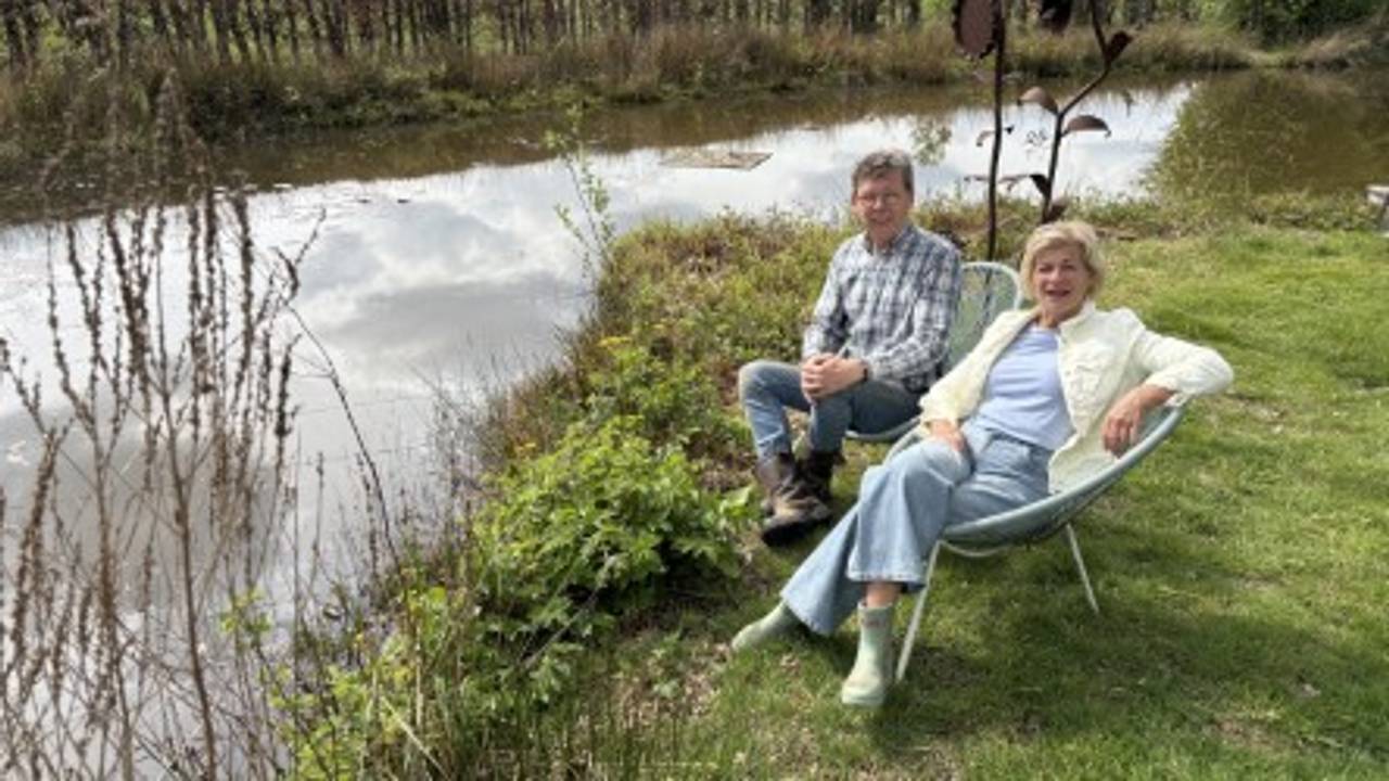 Paul en Hester in hun oase