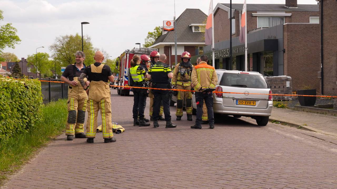 Showroom en huizen ontruimd na gaslek in Asten