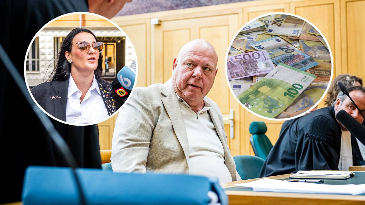 Peter Gillis in de rechtbank, inzet Nicol Kremers (foto: ANP).