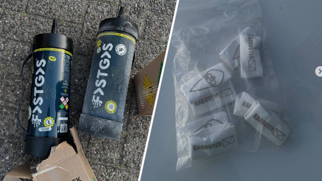 Lachgas en ponypacks harddrugs gevonden (foto: Instagram / Handhaving Eindhoven Centrum).
