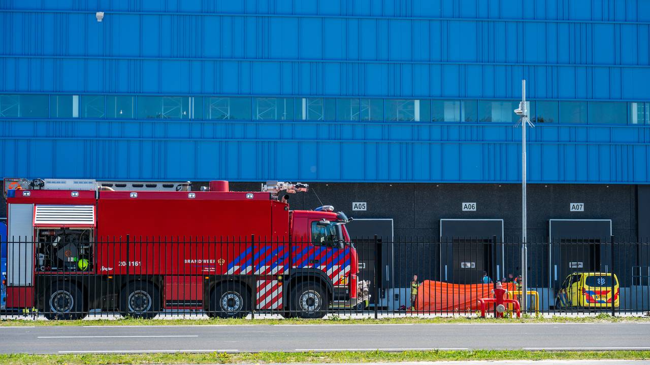 Zwaargewonde bij DSV (foto: Tom van der Put/Persbureau Heitink).