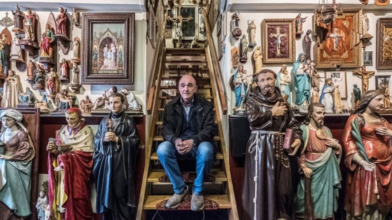 Frans van de Camp, 'de beeldenman'. 