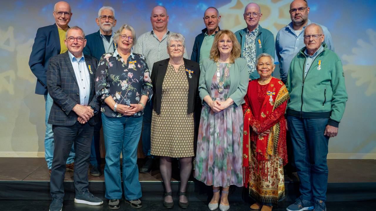 Deze mensen kregen een lintje in Land van Cuijk (foto: Patrick Bongartz Fotografie).