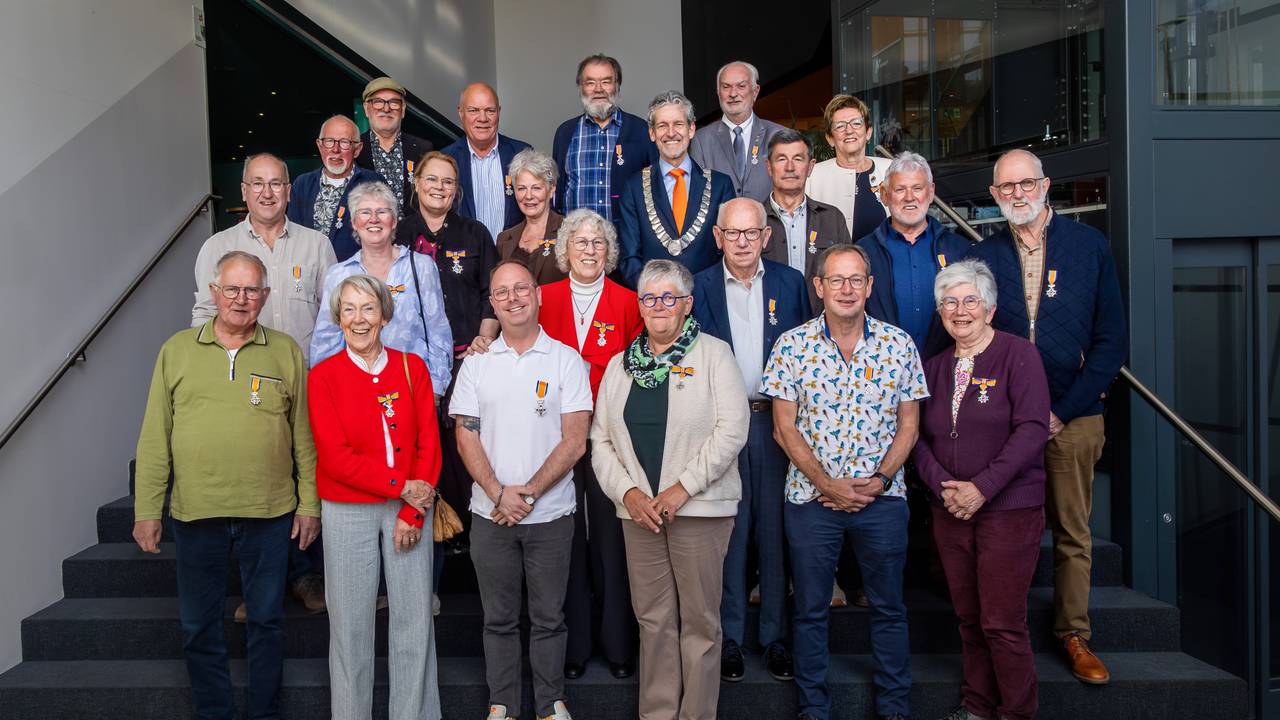 De lintjesregen in de gemeente Maashorst (foto: 