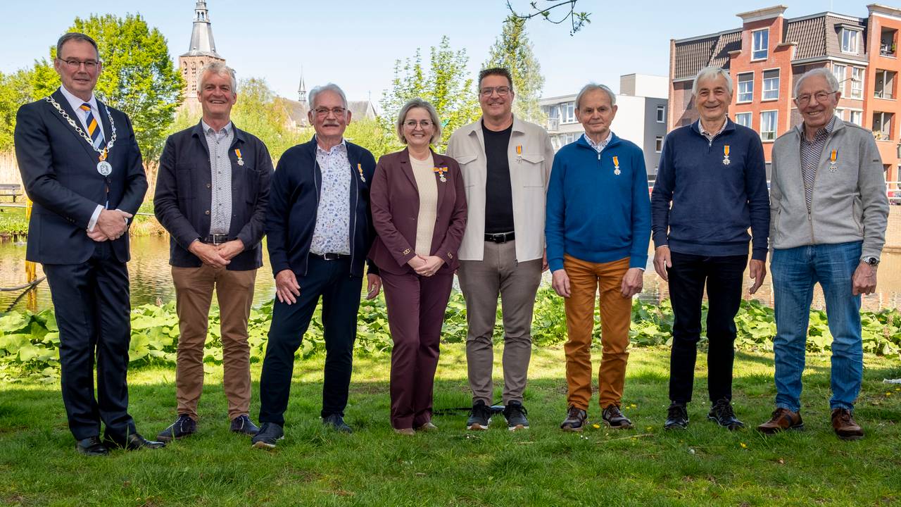 De lintjesregen in Boxtel (foto: gemeente Boxtel).