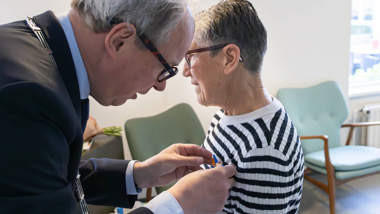 Lintjesregen gemeente Halderberge (foto: gemeente Halderberge).