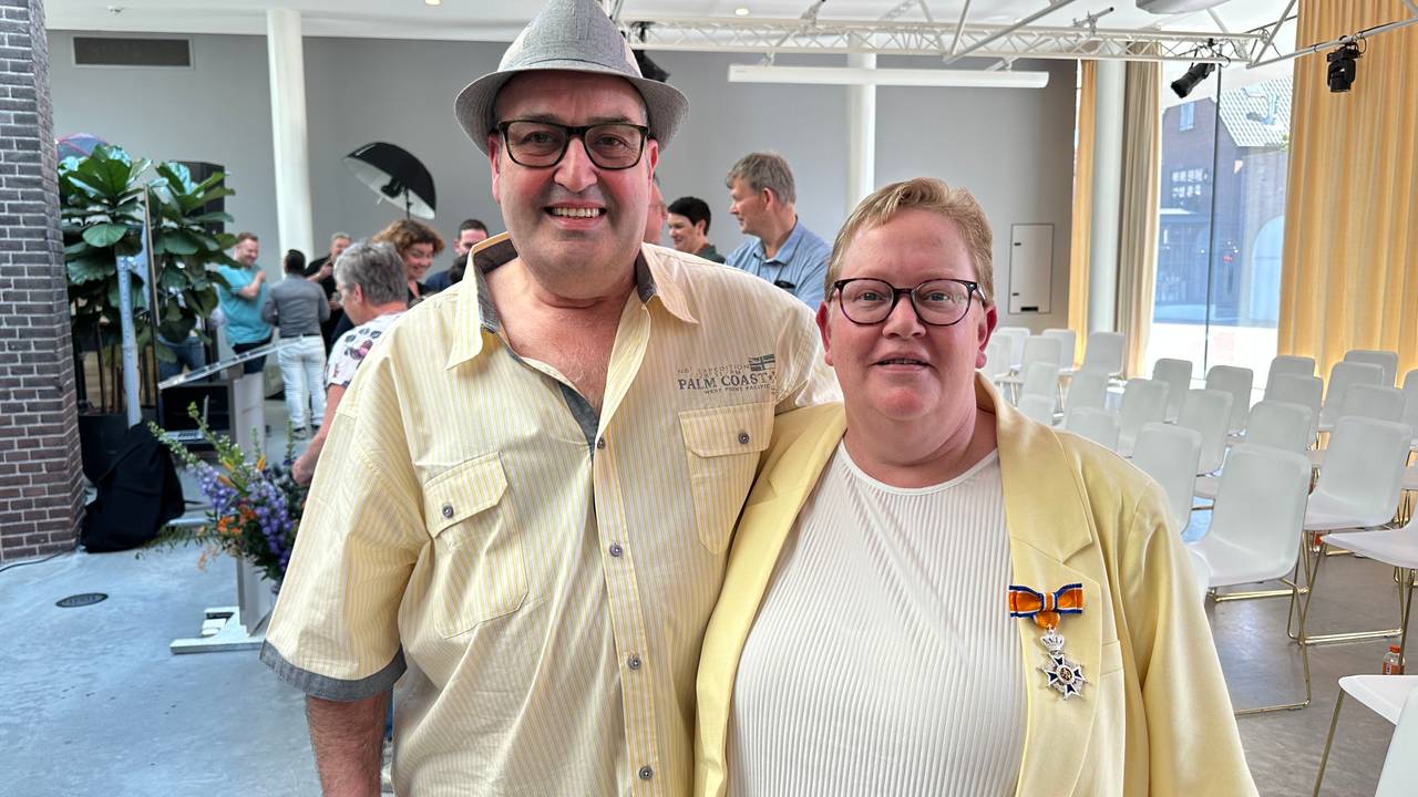 Angelique wordt geridderd