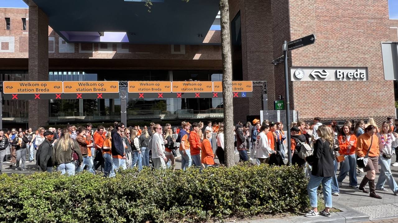 Op het station is het ook druk (foto: Henk Voermans).