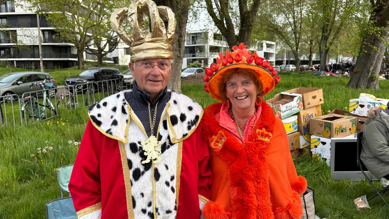 Koning en koningin Louis en Henny (foto: Ruud Ritzen).