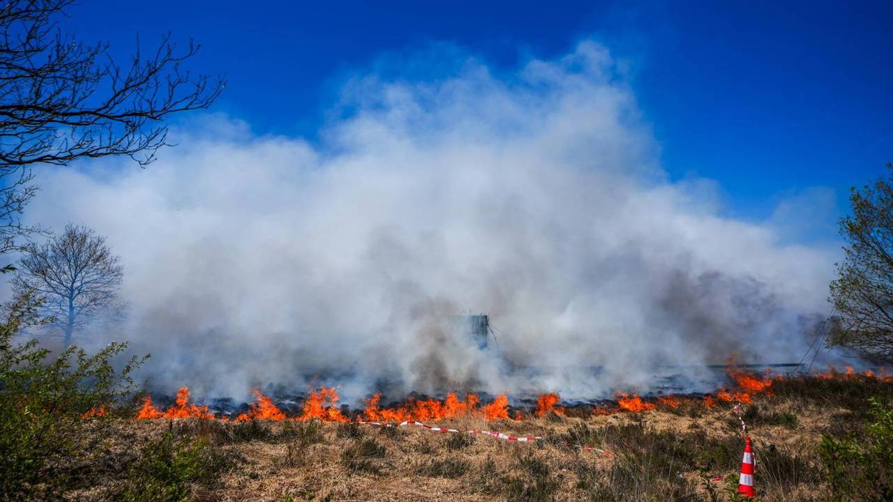 Brand Oirschotse Heide (foto: Persbureau Heitink).