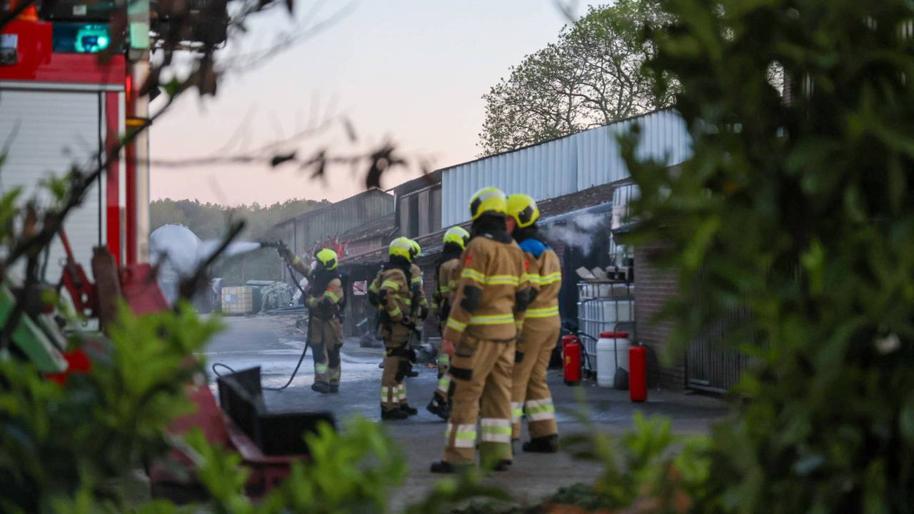 Brand in vuilniscontainer in Boekel