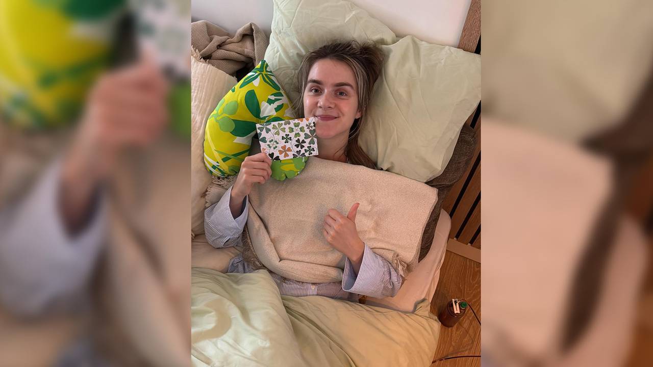 Dominique de Bont na haar borstamputatie (foto: eigen beeld).