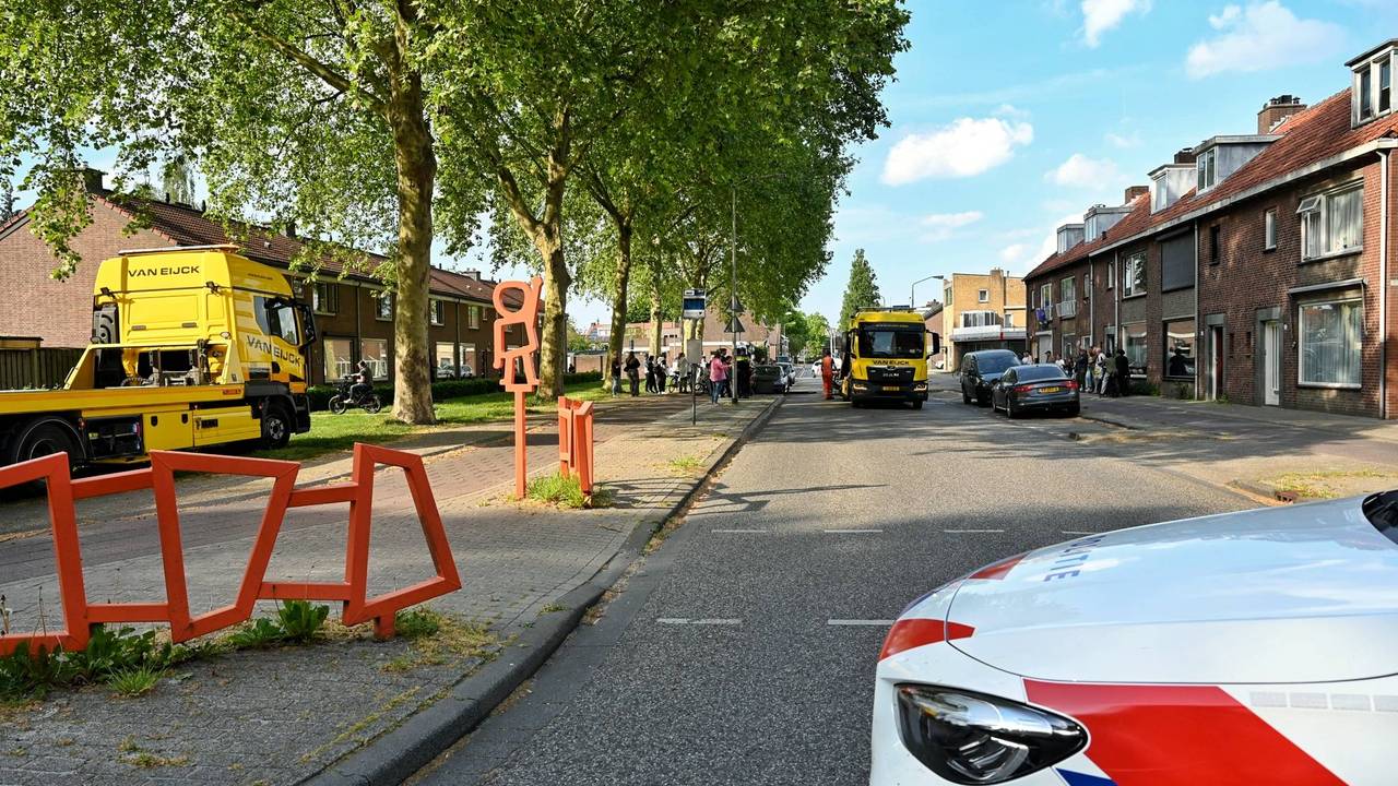 De botsing in Tilburg (foto: Toby de Kort/Persbureau Heitink).