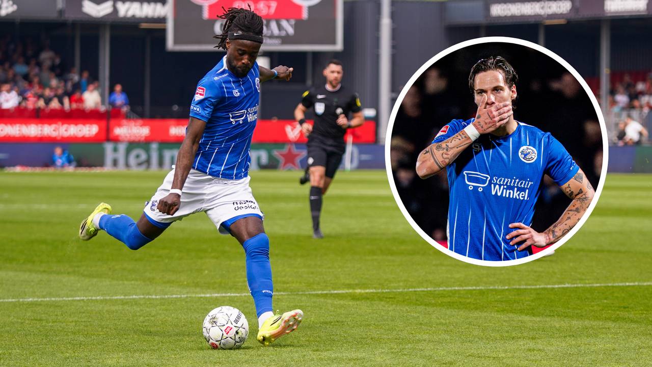 Kévin Monzialo denkt te vertekken, maar Thijs van Leeuwen vertrekt sowieso naar RKC (foto: OrangePictures)