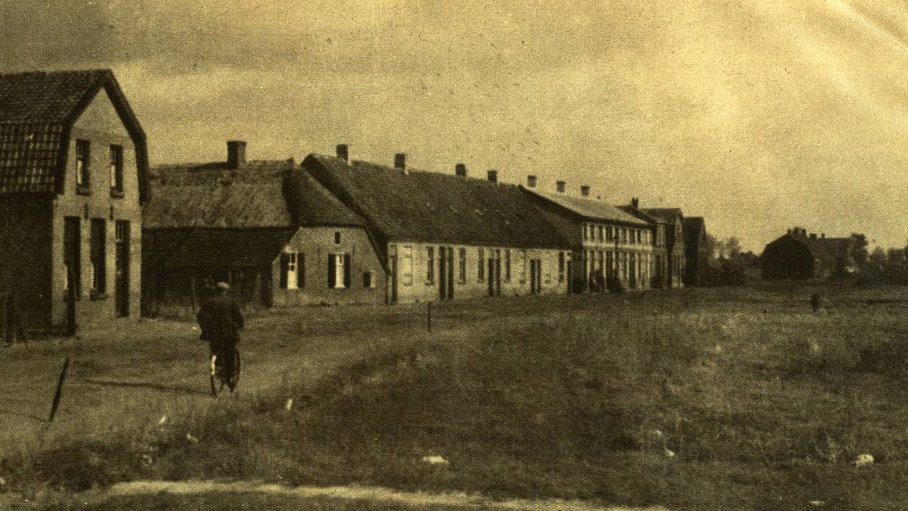 Het Schaijks veld waar veel Osse criminelen van toen woonden (foto: Stadsarchief Oss).