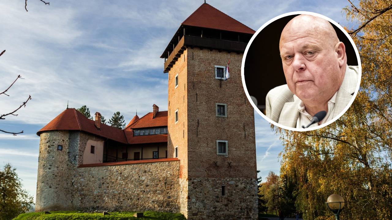 Het kasteel van Dubovac, 260 km van het geplande resort (foto Peter Gillis: Rob Engelaar/ANP).
