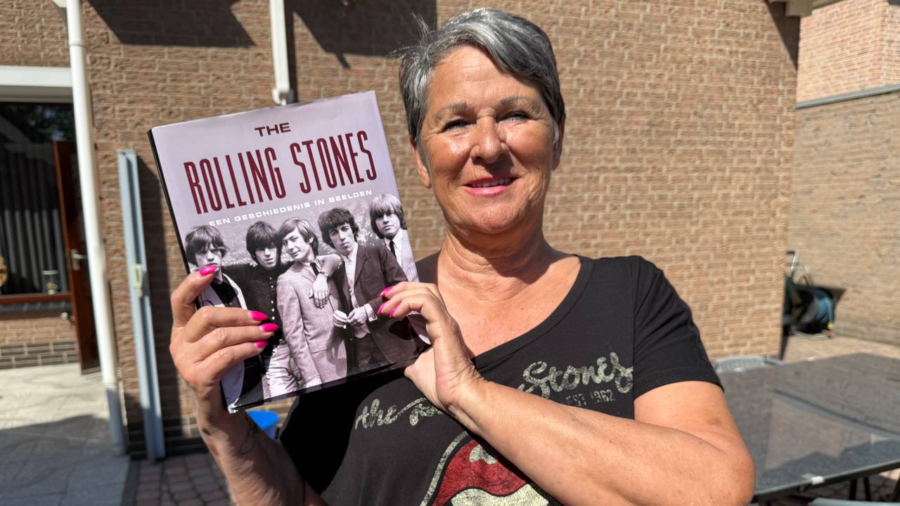Corrie Blom is superfan van The Rolling Stones (foto: Erik Peeters)