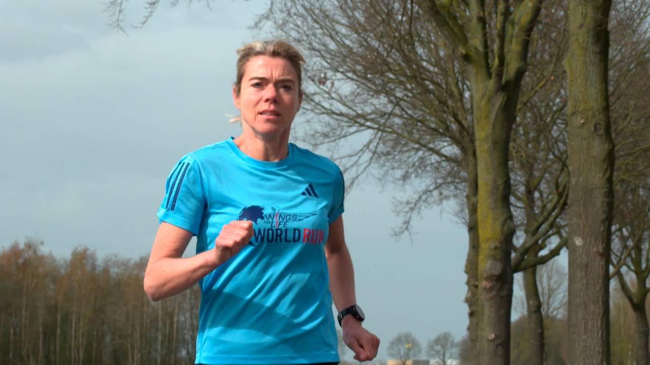 Sandra Laros verzamelt honderden mensen voor Wings for Life World Run