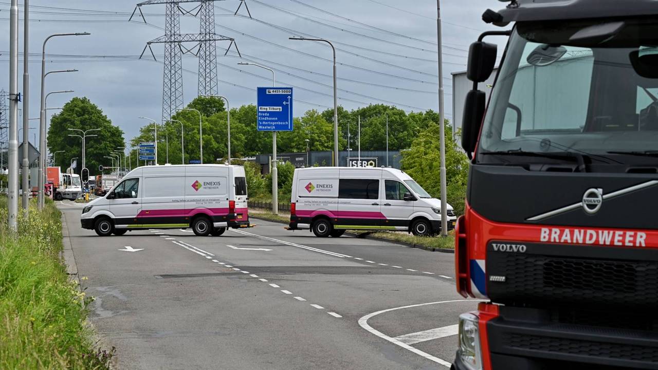Bedrijven zonder gas door gaslek op industrieterrein in Tilburg