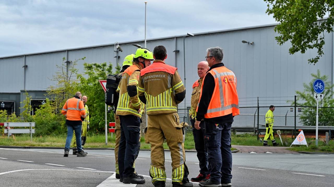 Veel bedrijven zonder gas door gaslek op industrieterrein in Tilburg (foto: Toby de Kort / Persbureau Heitink).