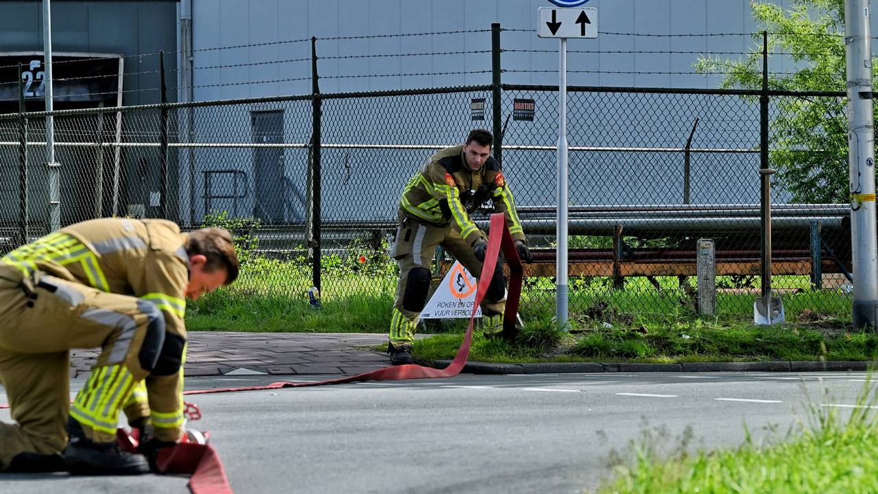 Veel bedrijven zonder gas door gaslek op industrieterrein in Tilburg (foto: Toby de Kort / Persbureau Heitink).