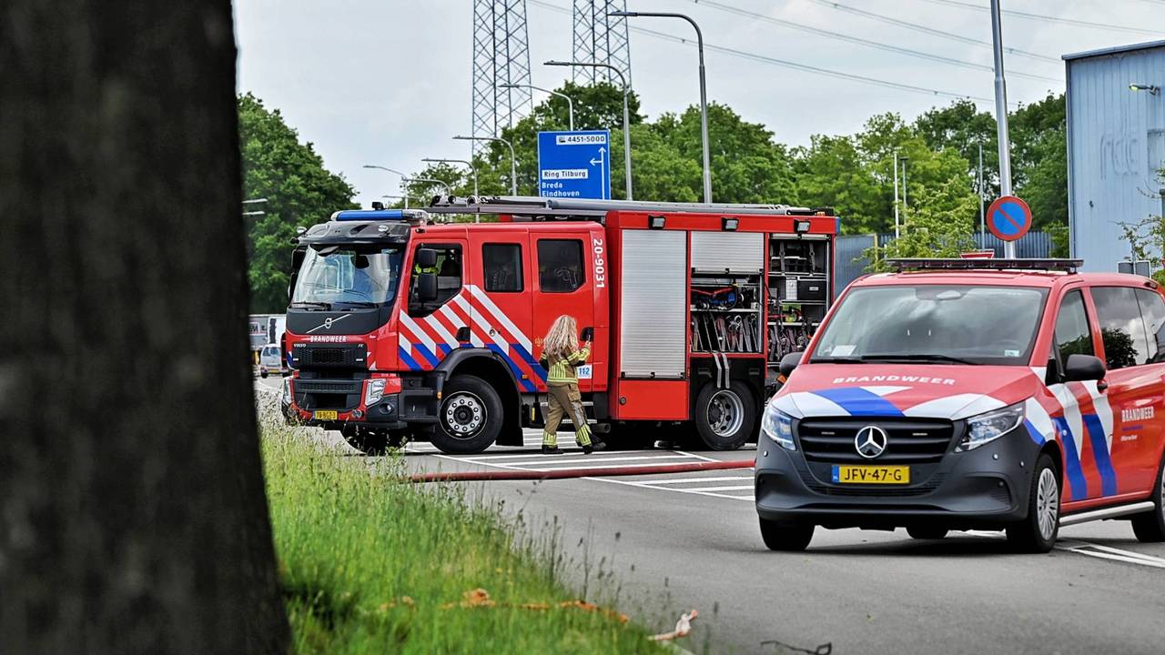Veel bedrijven zonder gas door gaslek op industrieterrein in Tilburg (foto: Toby de Kort / Persbureau Heitink).