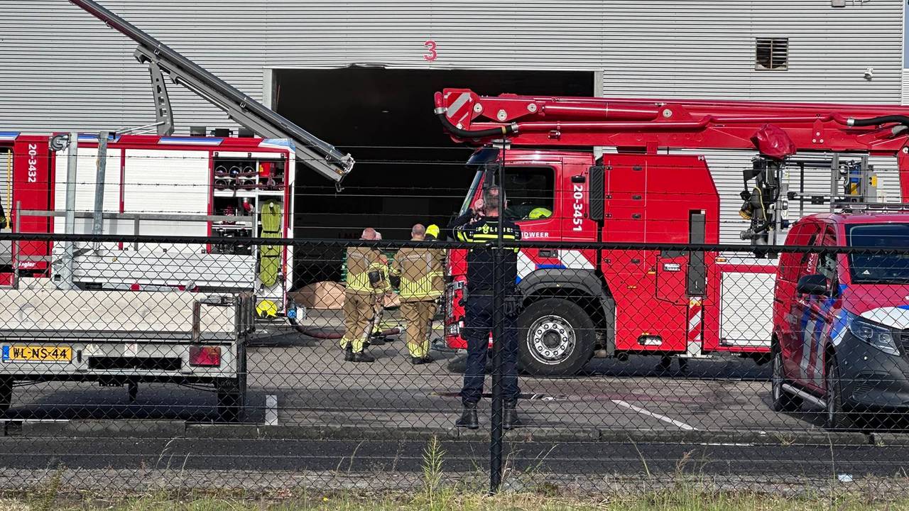 Brand in trappenfabriek in Etten-Leur